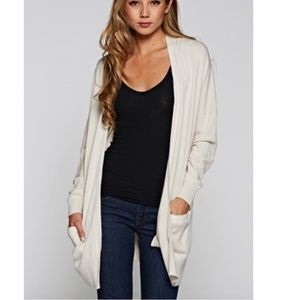 NWT Lovestitch Open Cardigan Cream